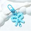 Summer Dopamine Transparent Bow Acrylic Keychains for Girls' Bags - DIY Charms & Accessories Gifts