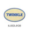 Cartoon Alphabet Embroidery Self-Adhesive Cloth Patch for Clothing Accessories
