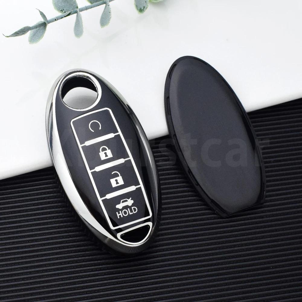 4/5 Buttons Tpu Car Key Case For Nissan Maxima Altima Versa Sentra Sunny Sylphy Teana Qashqai X-Trail Juke Shell Fob Fob Cover