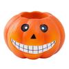 Resin Halloween Pumpkin Candy Bowl Decorative Figurine for Party Favors and Home Decor