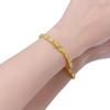 Gold-Plated Luxury Set 4 * 6Mm Pigeon Egg Full Diamond Yellow Diamond Oval Bracelet For Women