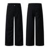 American retro trendy brand pleated design casual pants men's trend fashion loose wide-leg straight overalls
