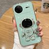For Huawei Nova 15 Pro Case Shining Astronaut Spaceman Bracket Holder Design Soft Plating For Huawei Nova 15 Back Cover