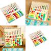 Wooden Four In One Magnetic Puzzle Board Educational Toy For Toddlers