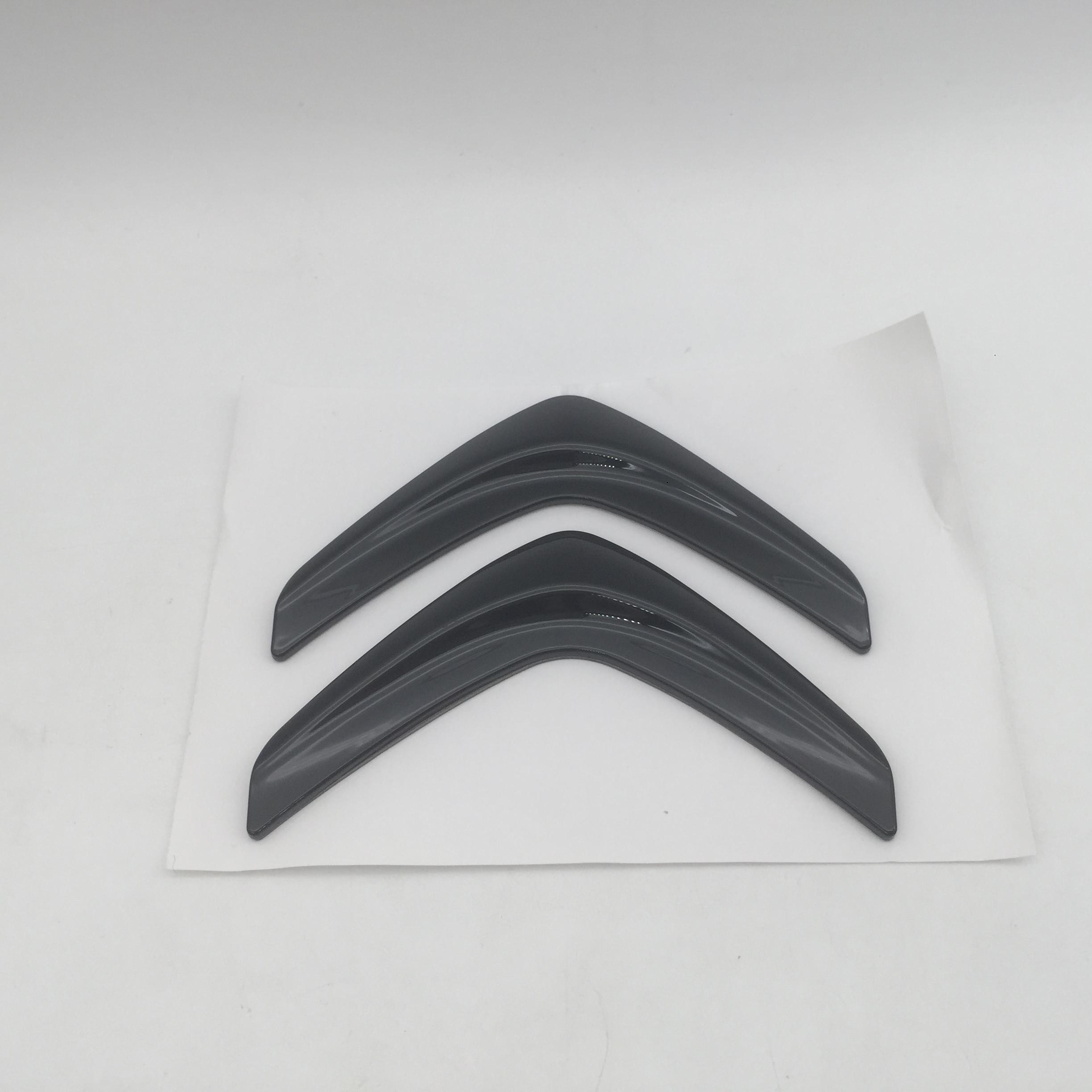 

1pcs 3D ABS black/silver for Citroen Car Front Hood Emblem Bonnet Sticker Rear tail Trunk Badge Decal Styling auto accessories