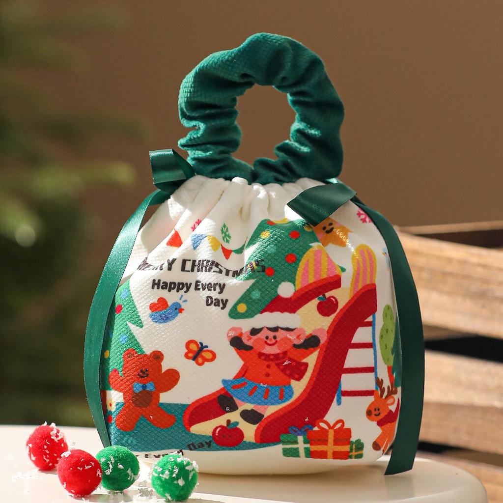 2025 Christmas Eve Peace Apple Gift Bag - Kids' Candy Holder