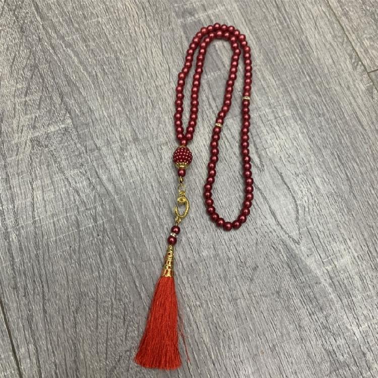 99 Rosary Beads with Counter Tasbih Prayer Beads Wrap Bracelets Necklace Eid Prayer Beads for Men Women Eid Jewelry