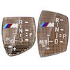 B4 A5 For BMW M 1pcs M Performance Car Gear Shift Knob Sticker Cover For Bmw M Sticker X1 X3 X4 X5 X6 X7 E46 E90 F20 E60 E39 F10