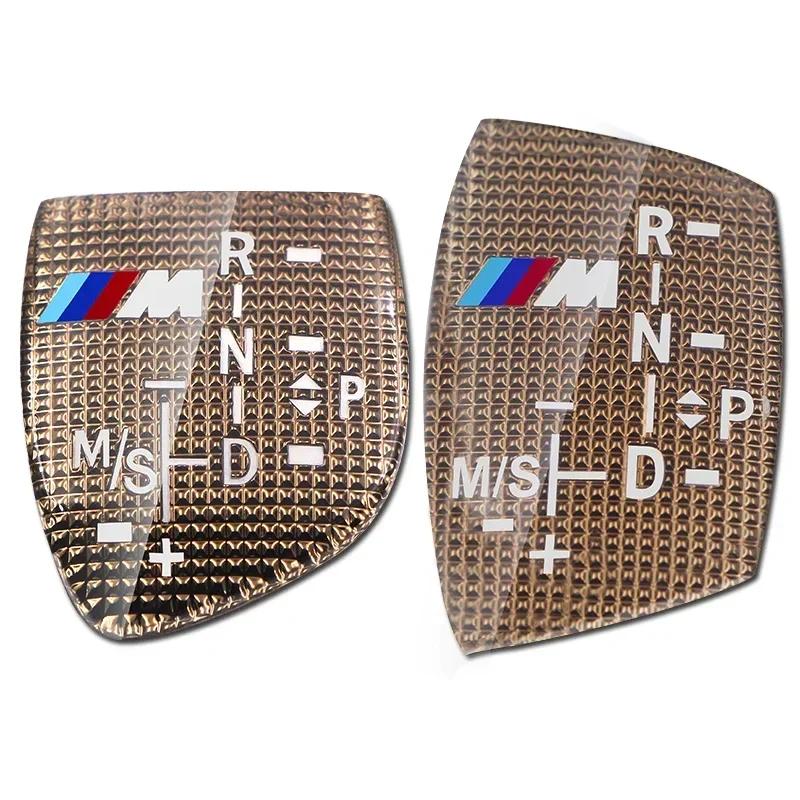 B4 A5 For BMW M 1pcs M Performance Car Gear Shift Knob Sticker Cover For Bmw M Sticker X1 X3 X4 X5 X6 X7 E46 E90 F20 E60 E39 F10