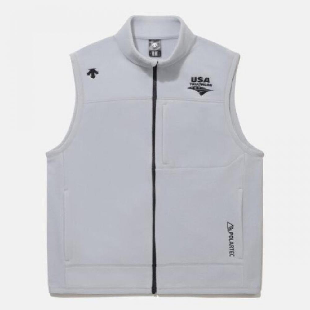 

Descent Vest Cqk Sq123ive11 Gry Usat Polartec Microfleece Vest 100