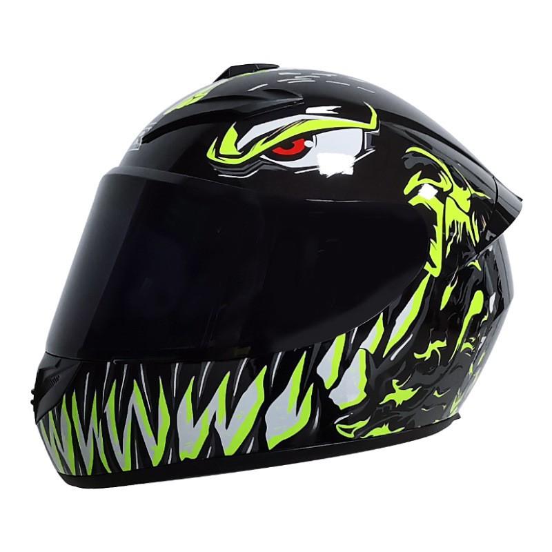 Full Face Motorcycle Helmet Men Women ABS Winter Riding Safety With Bluetooth Compatible Scooter Bike
