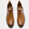 40~46 Herren Chelsea Boots Marke Retro Bequem Mode Herrenstiefel