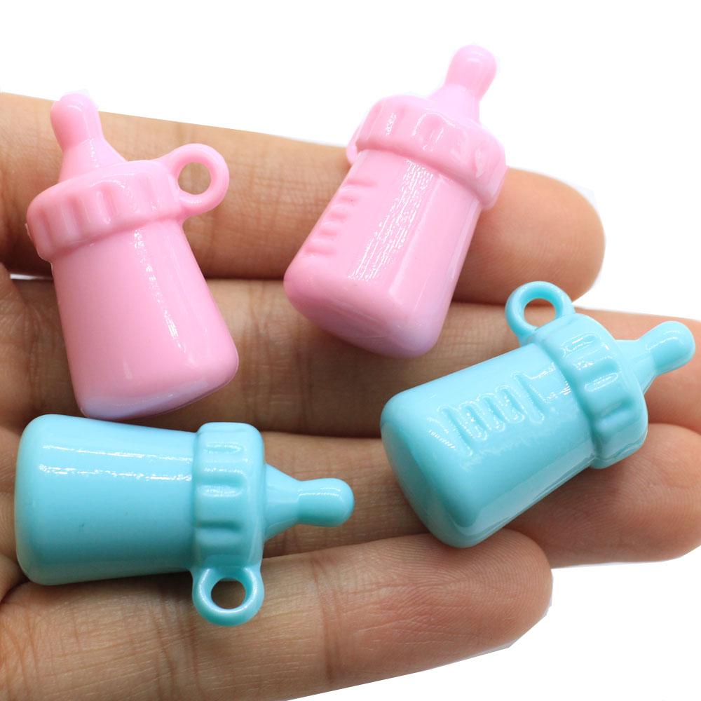 3D Doll House Mini Resin Baby Milk Bottle DIY Scrapbooking Milk Nipple Bottle for Diy Decoration