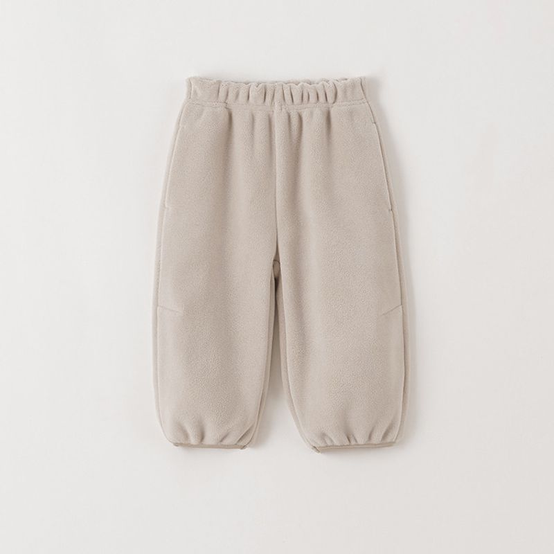 [Technology Fever] Mark Jenny Boys and Girls Double-Sided Ollie Fleece Warm Skin Pants Baby Pants Winter Wear 551372 Mikachi 100