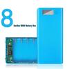 Solderless 8-Section 18650 Battery Box DIY Power Bank Kit with LCD Screen