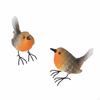 2 Stuks Vogelbeeldje Cadeau-idee Paar Ornamenten Tuin voor Terras, Bloempot