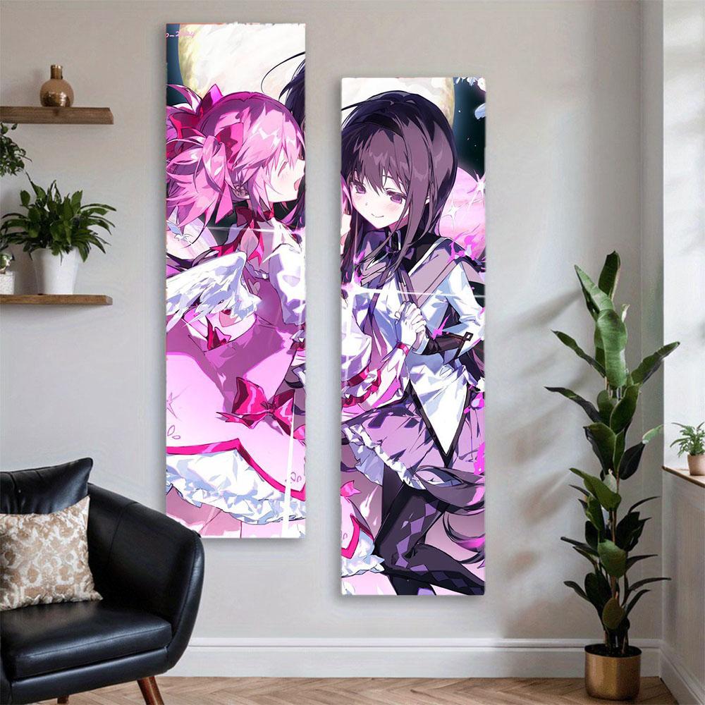 1Pc Sweet Magic Girl Madoka Vertical Tapestry Art Bedroom Living Room Dormitory Decoration Popular Home Decoration Dormitory
