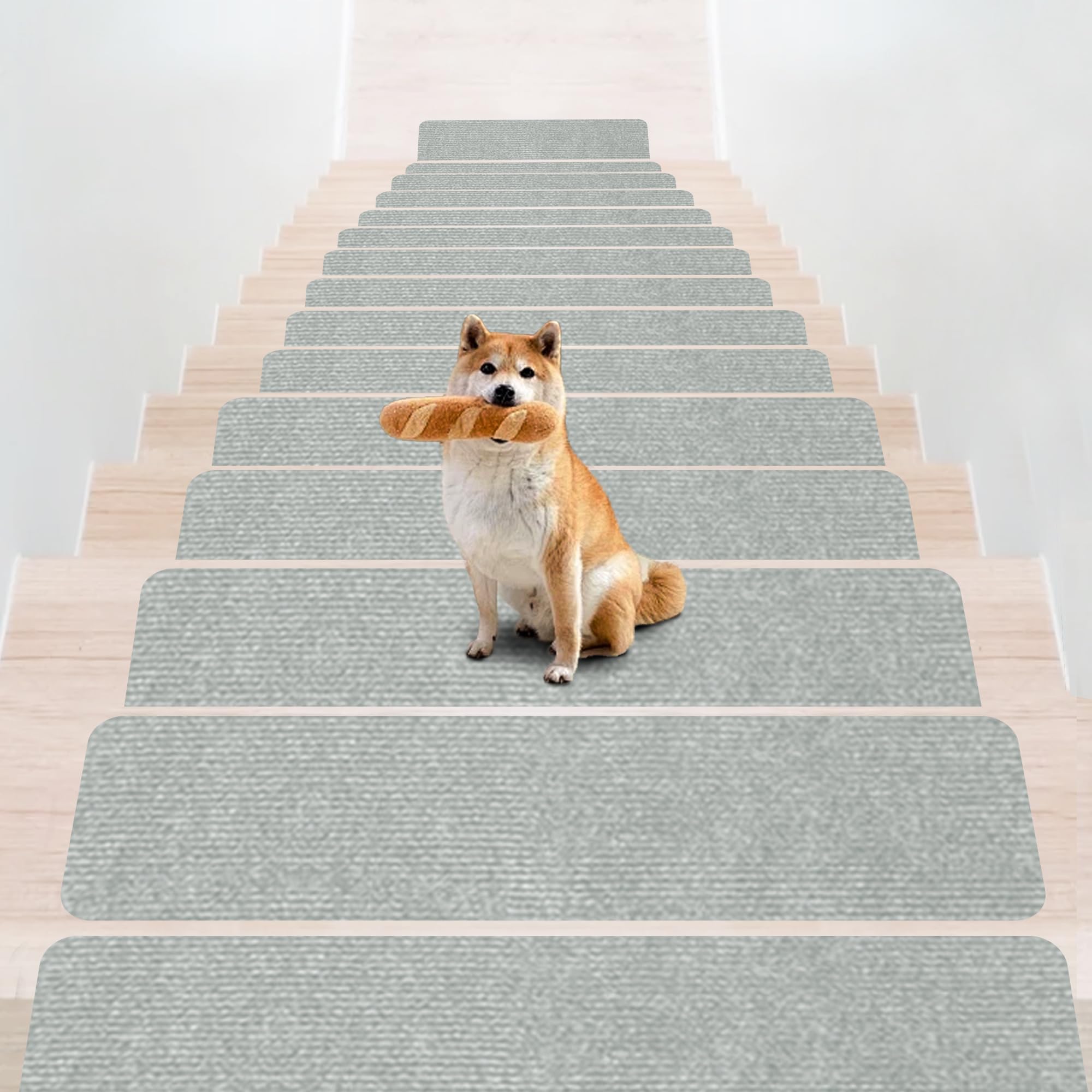

Limited Stair for 70 x 22 cm of XIWEIYI Stair Carpet 4 Adsorption Mat for Floor Step Stair Prevents Prevents Reduces Leg and Waist Prevents Safety світло-сірий колір