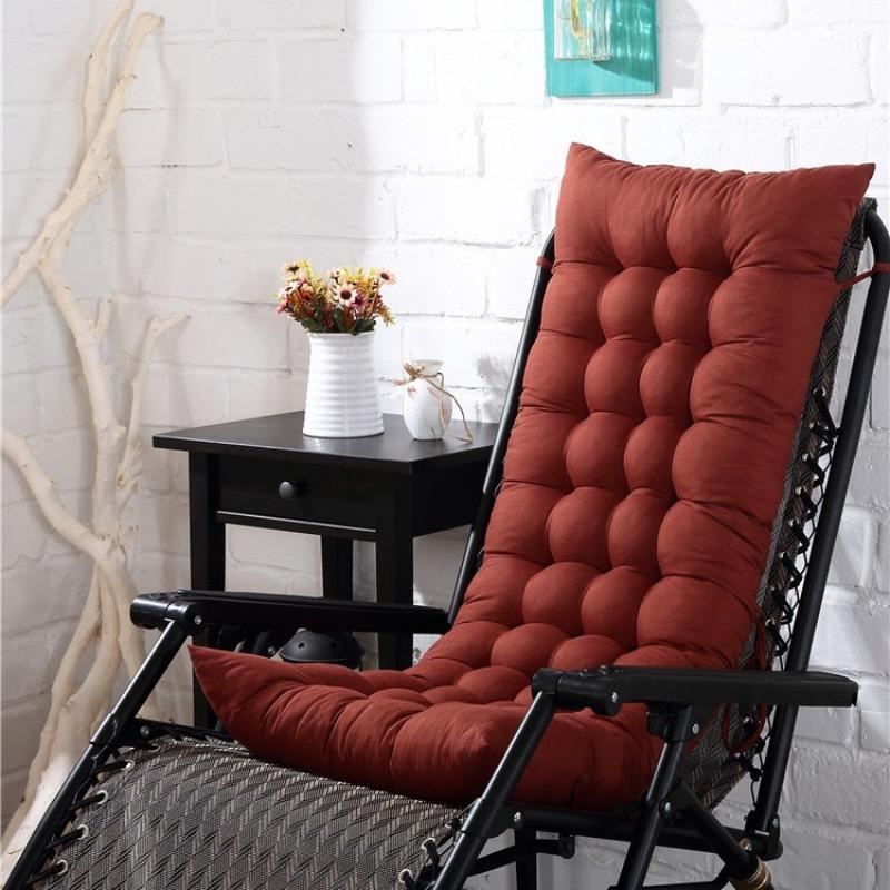 1pc Thickened recliner cushion office sofa summer lunch break rocking chair cotton cushion available on the beach