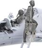 Magic Factory Skyhawk Pilot 3D Printer MGF7510 1/48 A-4M Figures, 2-Piece Set, Kit,