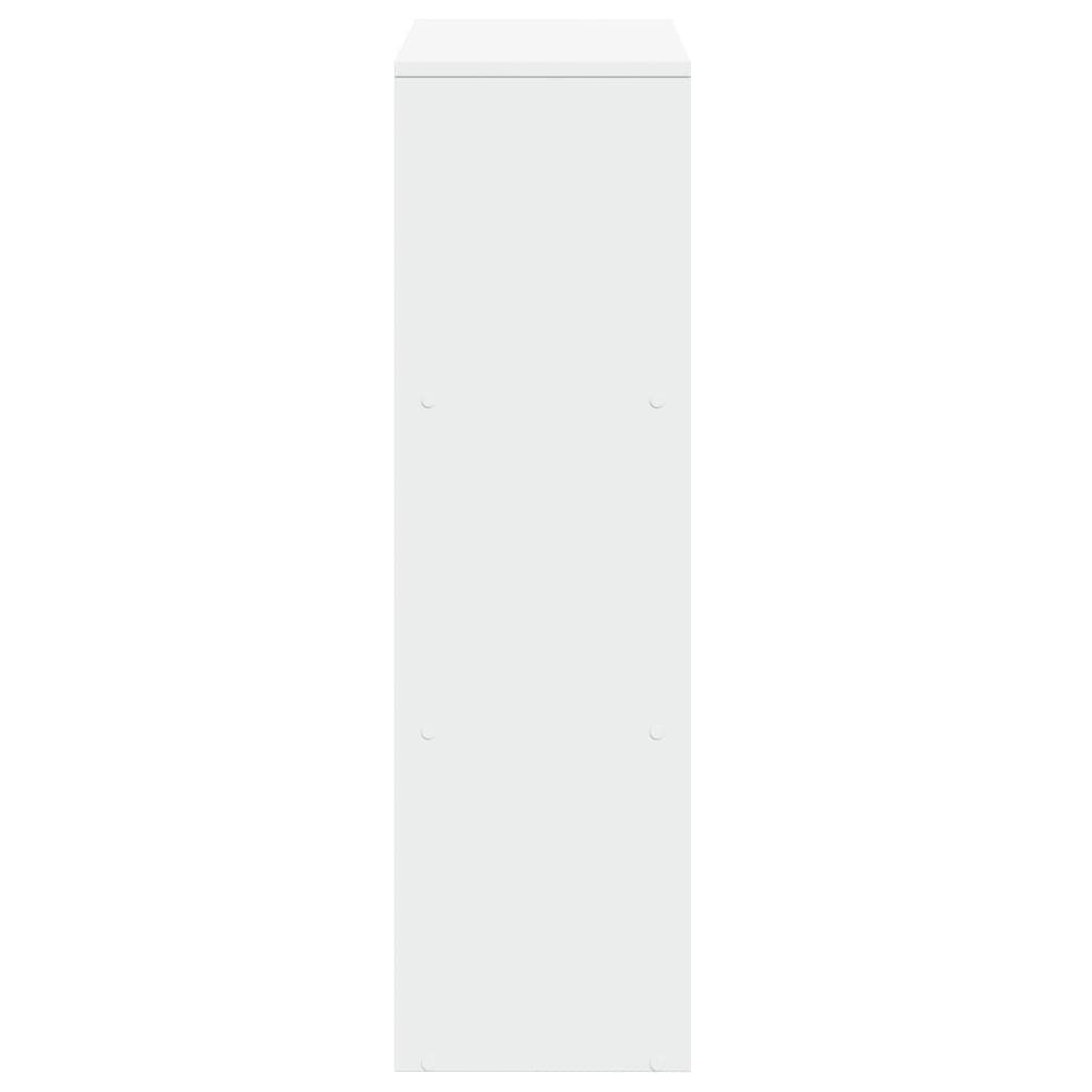 Room Divider Bookshelf 3 Tier White 99 x 29 x 99 cm Engineered Wood