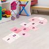 PVC Hopscotch Game Floor Stickers Multicolor Flooring Decals Creative Wall Art  Kid's Room