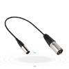 30cm/11.81in Mini XLR 3Pin Male to XLR Male Transfer Cable for Canon Audio Cable Video Recording