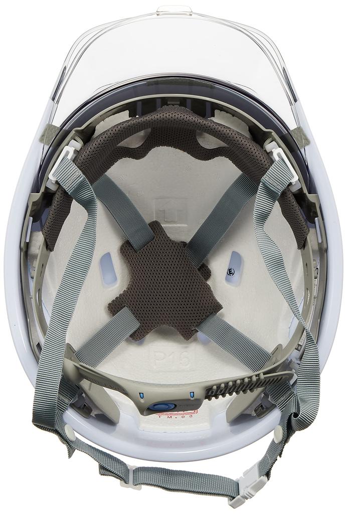 Tanizawa Extra Large Helmet with Large Shield and Transparent Shade Helmet with Shield Surface Surface, Grooves, 162VL-SD-V2-W3-J
