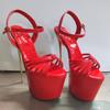 NEWWomen Gladiator Party Sandals Summer19cm 22cm Thin High Heels Platforms Shoes Peep Toe Buckle Big Size Pumps35-50