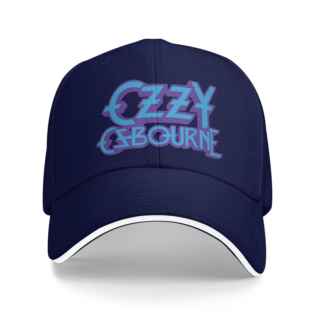 Ozzy Osbourne fialová a modrá baseballová čepice s logem, ležérní hip hopové klobouky, letní pánské běžecké hippie snapback čepice