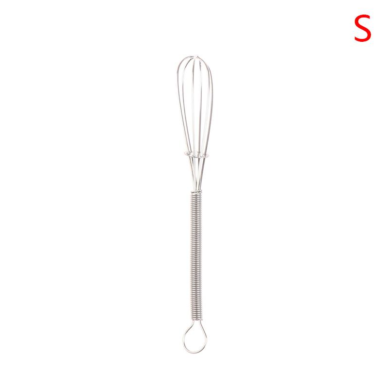 Mini Edelstahl Schneebesen Eierschläger Wisk Manuell Ballon Drahtschneebesen Milch Mischen