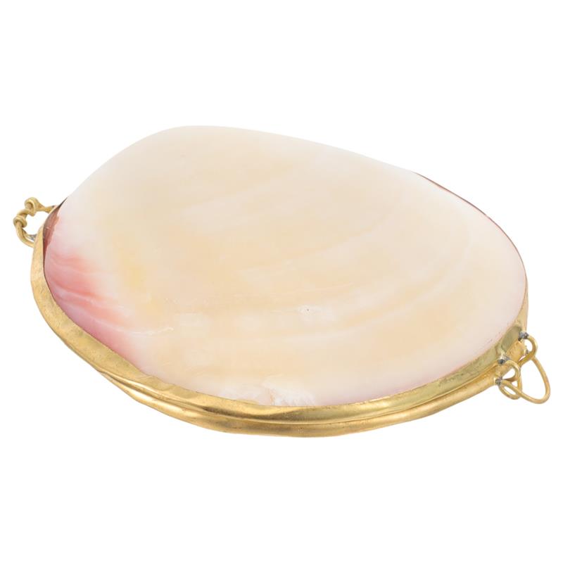 Perlmuschel Aufbewahrungsbox Zarte Ringbox Ohrring Schick Schmuck Schreibtisch Dekoration Kleiner Halskettenbehälter