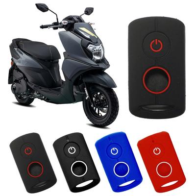 Capa de silicone para chave remota de motocicleta para Yamaha Nmax 2021/2022 NVX NVX155 XMAX XMAX300 QBIX AEROX JAUNS 2018 2019 #469568