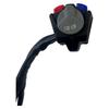 Handlebar Motorcycle Control Switches Assembly for Horn and Turn Signal Use, Replacement Part with Harness