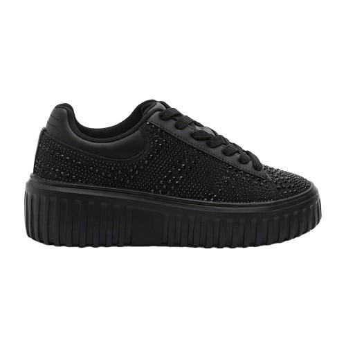 Where's That From Womens/Ladies Diamante Diamante Trainers