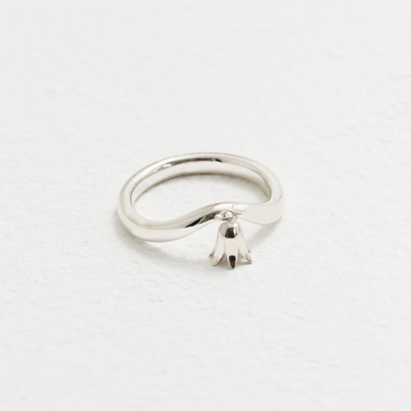

eveningbell [silver925] Silver bell ring No. 12