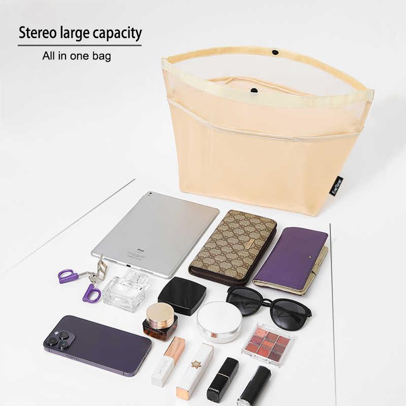 EverToner Ultralight liner Organizer Til Long-champ Håndtaske Indsats Opbevaring Makeup Tasker Liner Taske Støtte Shaper