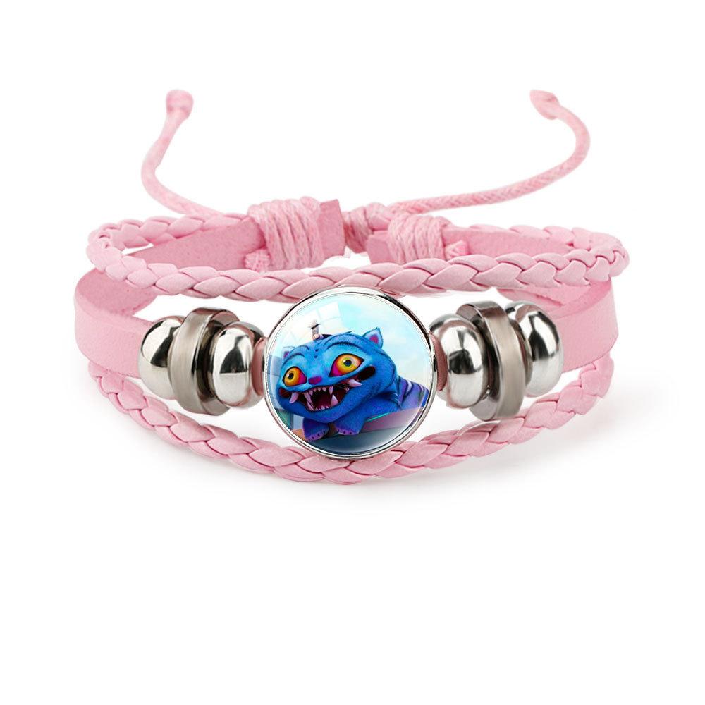 Pink Bracelet Rumi Zoey Mira Beaded Bracelet Adjustable Jewelry