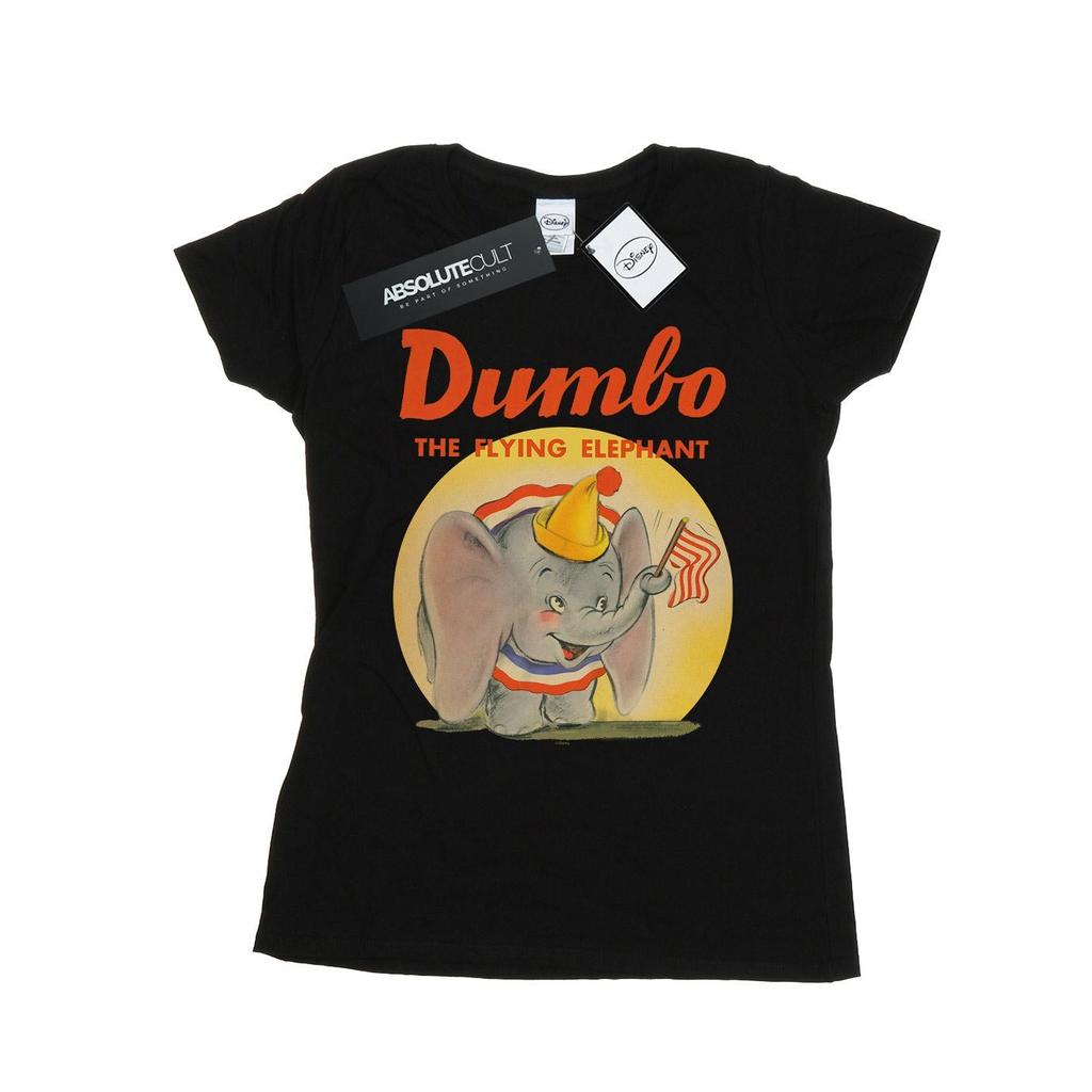 Disney Womens/Ladies Dumbo Flying Elephant Cotton T-Shirt