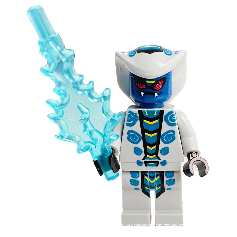 Ninja Warrior Superhero Doll With Weapon Single Building Block Assembly Toy