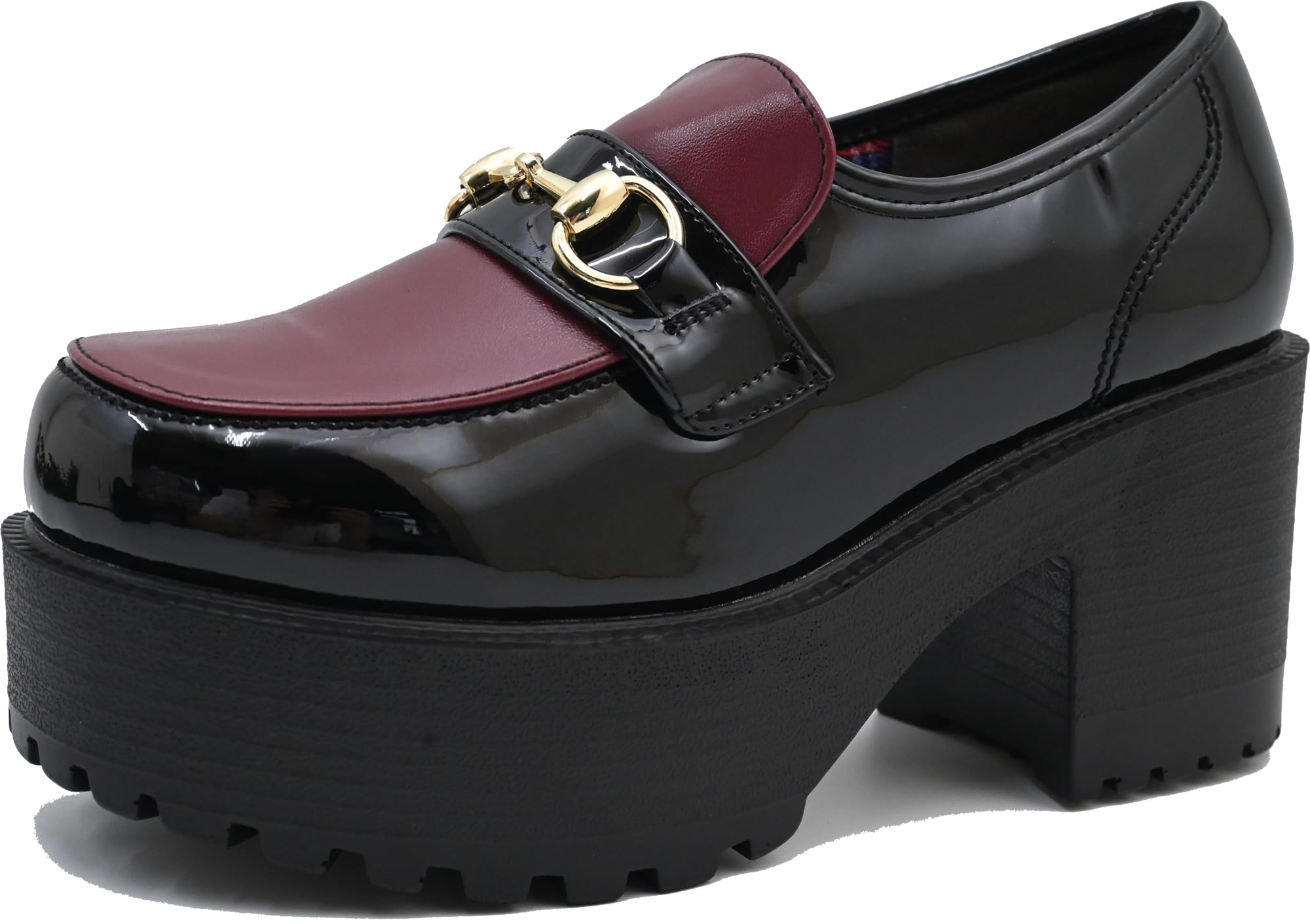 Платформенные туфли Yosuke 4450001 Женские Черная комбинация Размеры 250 см-255 см 9990₽