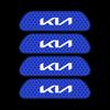 MYMX8 4PCS Car Door Sticker Safety Warning Reflective Mark For KIA Rio Ceed Sportage Cerato Soul