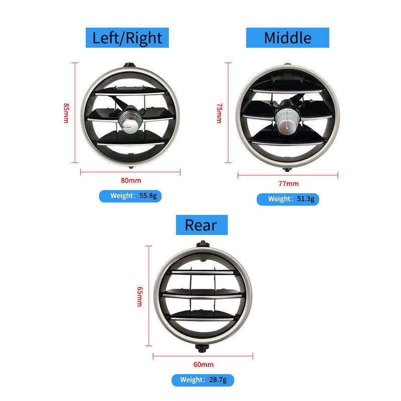 For Mercedes W205 W253 Car Front Rear Console Central Air Conditioner AC Vent Grille For Benz C GLC Class C180 C200 C260 GLC300