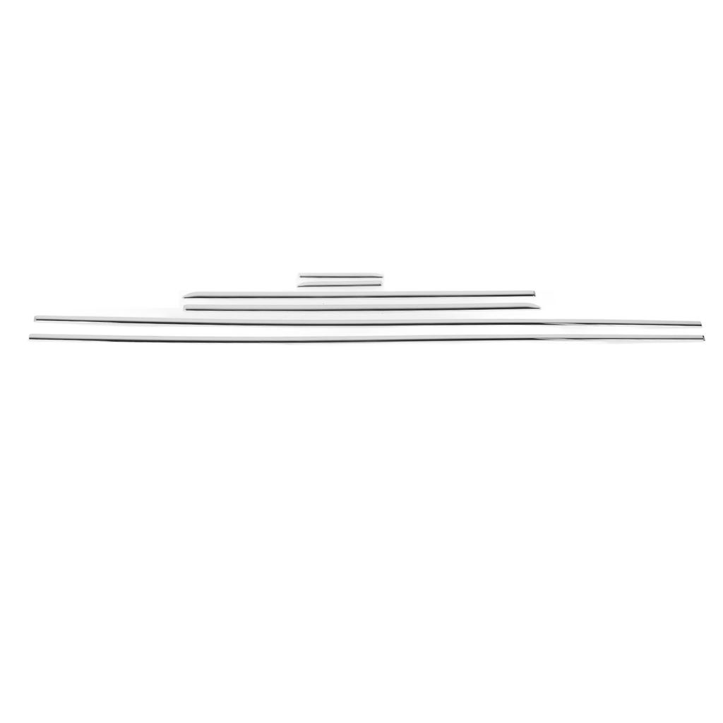 6pcs Chrome Body Side Fender Door Molding Trim Set 204 690 3162 Replacement for Benz C‑Class W204 Sedan 2008 To 2014