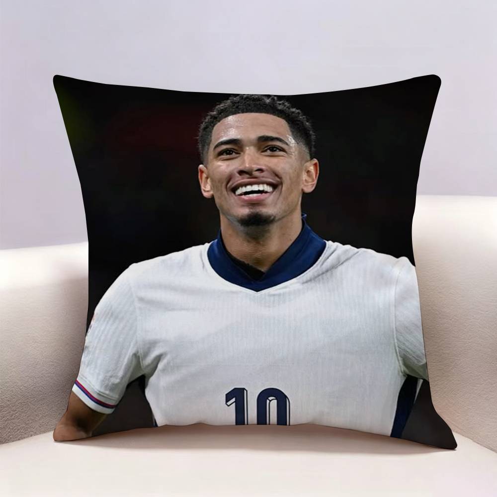 JJude BBellingham Football Doublesided print Pillow Case Pattern Printed Pillowcase For Living Room Sofa Cushion Cover