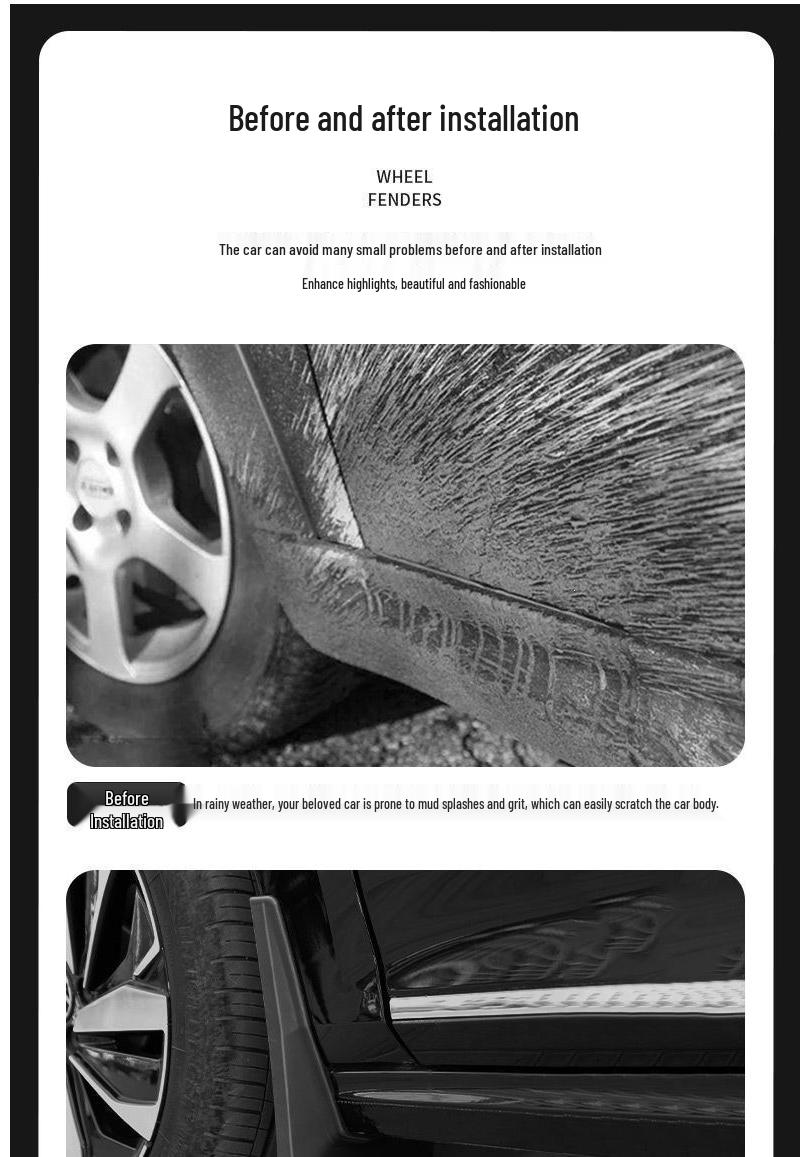 

Volkswagen Passat New Lingyu Mudguard for 2004, 2008, 2009, 2011, 2018, 2019, 2021, 2022, 2024 Models Passat 22-25 Model