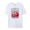 Pomegranate Cottagecore Aesthetic Tops Vintage Botanical T Shirt Cute Fruit Graphic Tees Women Loose Retro Streetwear TShirts