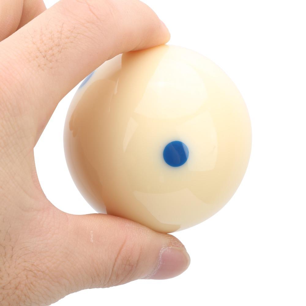 White Pool Training Ball 57.2MM Regulation Cue Ball Billiard Training Ball  Game Replacement