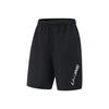 Comfortable Casual Quick-Dry Cool Ice Feel Moisture-Wicking Simple Letter Print Reflective Sports Shorts Men Shorts Black AKSV665-1