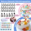 254PCS DIY Cooking Supplies Nozzle Set Baking Pastry Tools Essential Cake Tools for Baking & Patisserie
